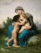 Adolphe William Bouguereau Fraternal Love (mk26) Spain oil painting reproduction